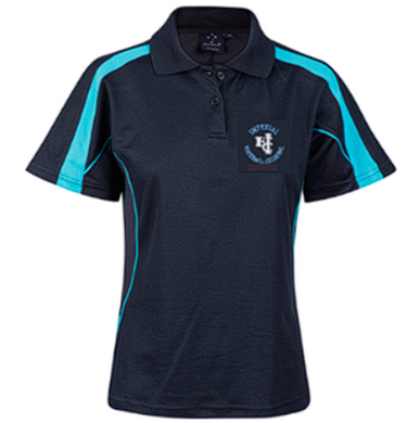 Imperial Football Club IMPSFC0002  Polo Women'S With Logo Front  NAVY AQUA