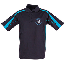 Load image into Gallery viewer, Imperial Football Club IMPSFC0003  Polo Kids With Logo Front NAVY AQUA