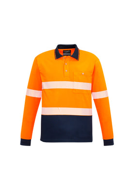 CDC SYZMIK ZH530 Unisex Hi Vis Segmented Tape Long Sleeve Polo SIZE XXS - 5XL, 7XL