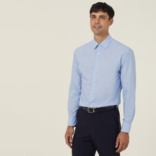 Load image into Gallery viewer, CDC NNT CATJ8V L/S SHIRT Mens Blue size 46 Embroidered