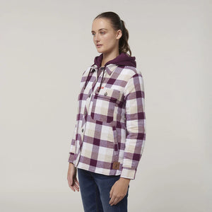 Hard Yakka Y08748 Wmns Quilted Shacket