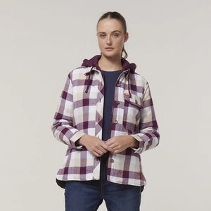 Hard Yakka Y08748 Wmns Quilted Shacket
