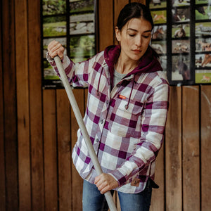 Hard Yakka Y08748 Wmns Quilted Shacket