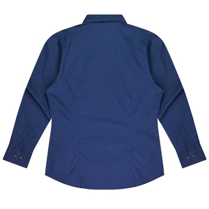 MBHS0035 AP LONG SLEEVE SHIRT NAVY - LADIES SIZE 4 - 26