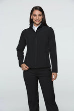 Load image into Gallery viewer, MBHS0019 AP SOFT SHELL JACKET NAVY - LADIES SIZE 8 - 26