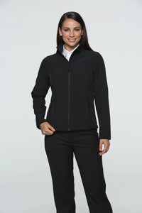 MBHS0019 AP SOFT SHELL JACKET NAVY - LADIES SIZE 8 - 26