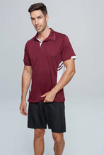Load image into Gallery viewer, MBHS0005 AP POLO NAVY/GOLD - MEN&#39;S SIZE S - 3XL, 5XL
