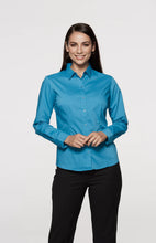Load image into Gallery viewer, MBHS0035 AP LONG SLEEVE SHIRT NAVY - LADIES SIZE 4 - 26