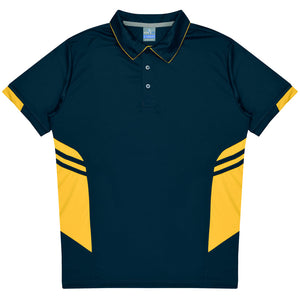MBHS0005 AP POLO NAVY/GOLD - MEN'S SIZE S - 3XL, 5XL