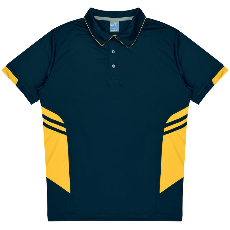 MBHS0005 AP POLO NAVY/GOLD - MEN'S SIZE S - 3XL, 5XL