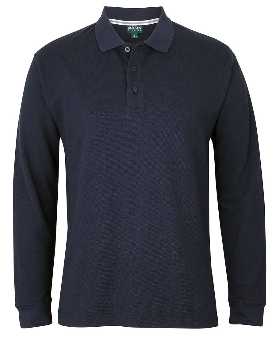 MBHS0011 JB POLO LONG SLEEVE NAVY - UNISEX SIZE 2XS - XS