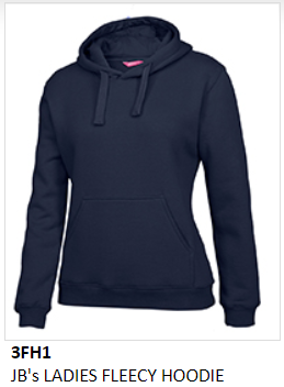 3Fh1 Jb'S Ladies Fleecy Hoodie