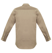 Load image into Gallery viewer, 5 pack - Mens Streetworx L/S Stretch Shirt   Zw350 Khaki