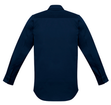 Load image into Gallery viewer, 5 pack - Mens Streetworx L/S Stretch Shirt   Zw350 Navy