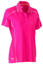 Load image into Gallery viewer, Bisley BKL1425 Women&#39;s Cool Mesh Polo with Reflective Piping