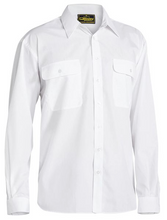 Load image into Gallery viewer, Bisley Bs6526 Open Front Permanent Press Shirt - Long Sleeve