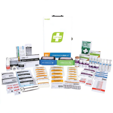 First Aid Kit R2 Constructa Max, Metal Wall Mount FastAid