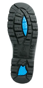 Safety Boot Steel Blue - Parkes Zip: Scuff Cap Black 312658 - Steel Cap