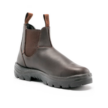 Load image into Gallery viewer, Safety Boot Steel Blue - Hobart Winter Brown 312101 - Steel Cap