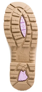 Safety Boot Steel Blue - Southern Cross Zip Ladies Pink 512761 - Steel Cap