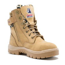 Load image into Gallery viewer, Safety Boot Steel Blue - Southern Cross Zip Ladies Jungle 522761 - Steel Cap