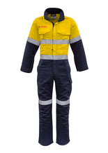 Load image into Gallery viewer, Mens Orange Flame HRC 2 Hoop Taped Spliced Overall ZC525  Syzmik