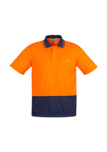 Load image into Gallery viewer, Unisex Hi Vis Basic Spliced Polo - Short Sleeve ZH231  Syzmik