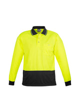 Load image into Gallery viewer, Unisex Hi Vis Basic Spliced Polo - Long Sleeve ZH232  Syzmik