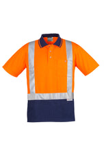 Load image into Gallery viewer, Mens Hi Vis Spliced Polo - Short Sleeve Shoulder Taped ZH233  Syzmik