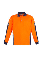Load image into Gallery viewer, Mens Hi Vis Squad L/S Polo ZH238  Syzmik
