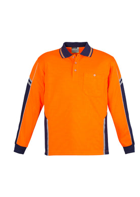 Mens Hi Vis Squad L/S Polo ZH238  Syzmik