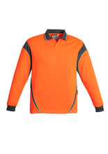 Load image into Gallery viewer, Mens Hi Vis Aztec Polo - Long Sleeve ZH249  Syzmik