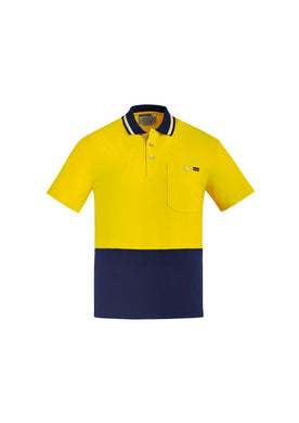 Mens Hi Vis Cotton S/S Polo ZH435  Syzmik