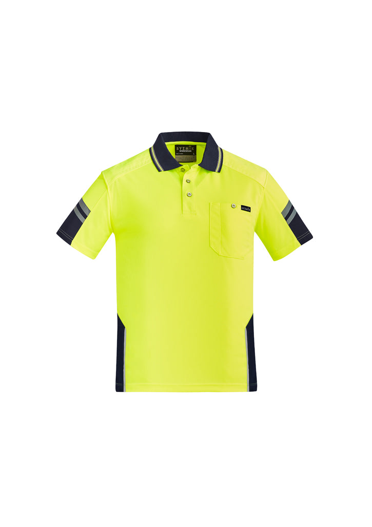 Mens Reinforced Hi Vis Squad S/S Polo ZH465  Syzmik