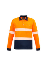 Load image into Gallery viewer, Unisex Hi Vis Segmented L/S Polo - Hoop Taped ZH530  Syzmik