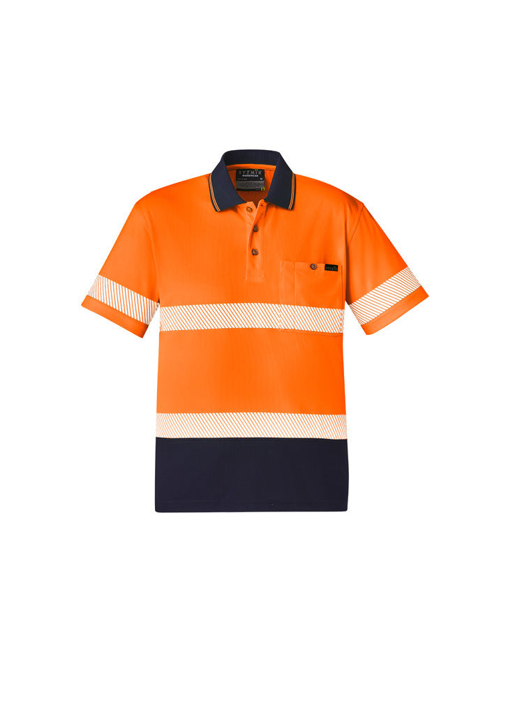 Unisex Hi Vis Segmented S/S Polo - Hoop Taped ZH535  Syzmik