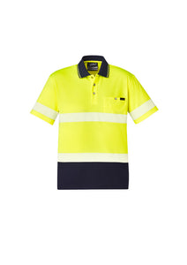 Unisex Hi Vis Segmented S/S Polo - Hoop Taped ZH535  Syzmik