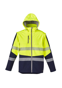 Unisex 2 in 1 Stretch Softshell Taped Jacket ZJ453  Syzmik