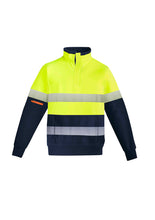 Load image into Gallery viewer, Mens Orange Flame HRC 2 Hoop Taped 1/4 Zip Brushed Fleece ZT150  Syzmik