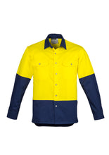 Load image into Gallery viewer, Mens Hi Vis Spliced Industrial Shirt ZW122  Syzmik