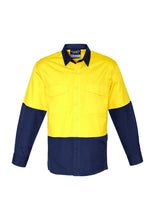 Load image into Gallery viewer, Mens Rugged Cooling Hi Vis Spliced Shirt ZW128  Syzmik