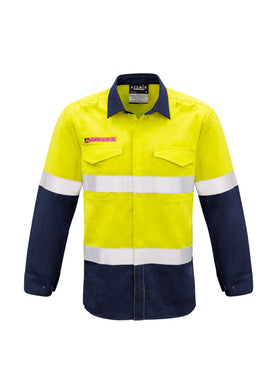 Mens FR Hooped Taped Spliced Shirt ZW132  Syzmik