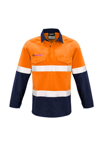 Mens FR Closed Front Hooped Taped Spliced Shirt ZW133  Syzmik