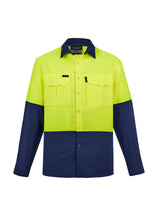 Load image into Gallery viewer, Mens Hi Vis Outdoor L/S Shirt ZW468  Syzmik