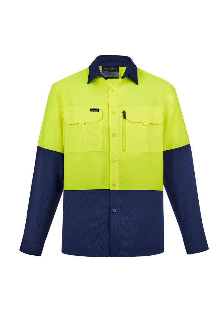 Mens Hi Vis Outdoor L/S Shirt ZW468  Syzmik