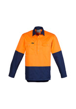 Load image into Gallery viewer, Mens Hi Vis Closed Front L/S Shirt ZW560  Syzmik