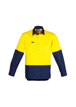 Load image into Gallery viewer, Mens Hi Vis Closed Front L/S Shirt ZW560  Syzmik